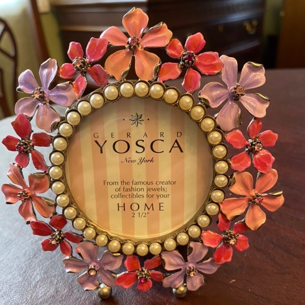 Gerard Yosca Hand Painted Picture Frame - New